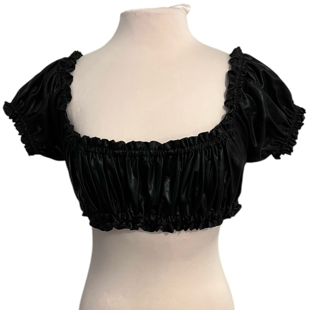 Norma Kamali Jose Crop Top - Large